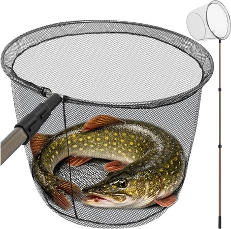 Long télescope pour une mise à l’épuisette sûre