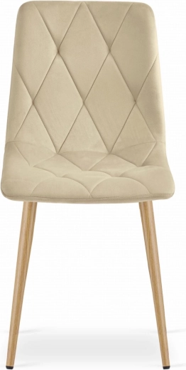 Stabiele metalen poten met houtdecor