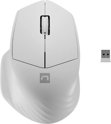 Souris sans fil Siskin 2 1600 DPI Bluetooth 5.0 + 2,4 GHz – Blanc