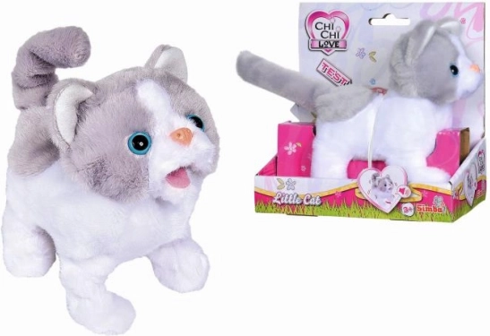 Interactieve pluche kat CHICHI LOVE 15 cm