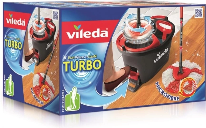 Serpillière rotative Easy Wring et Clean Turbo