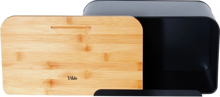 Couvercle 2-en-1 : planche à découper en bambou