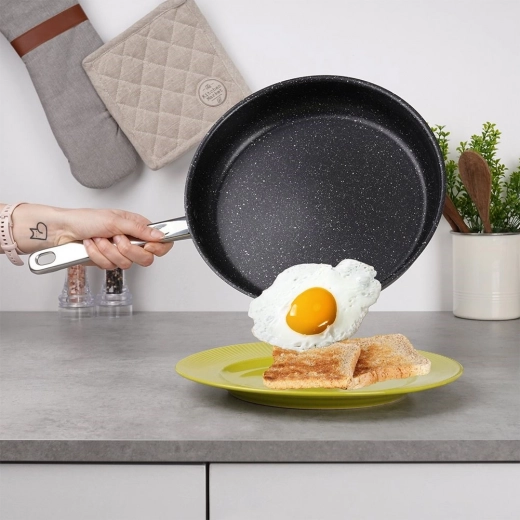 Antiaanbak granieten oppervlak voor gezond koken