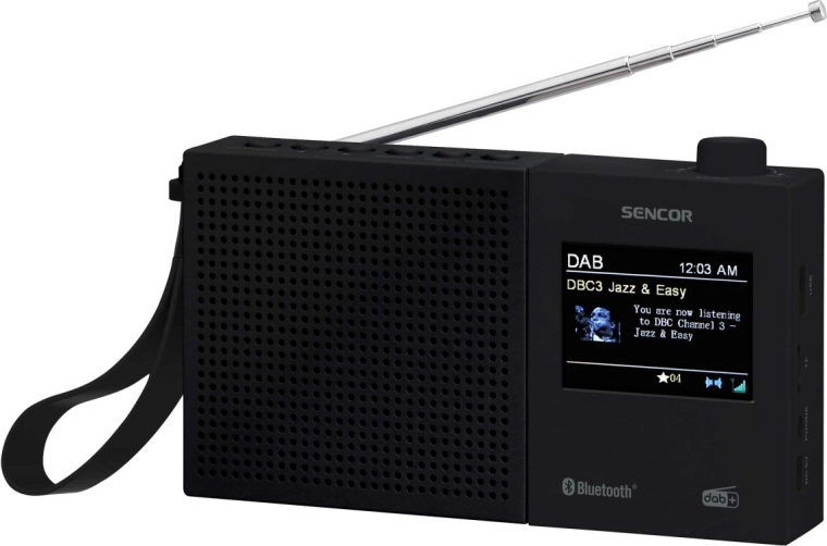 Radio numérique DAB+ et FM avec RDS, Bluetooth et batterie