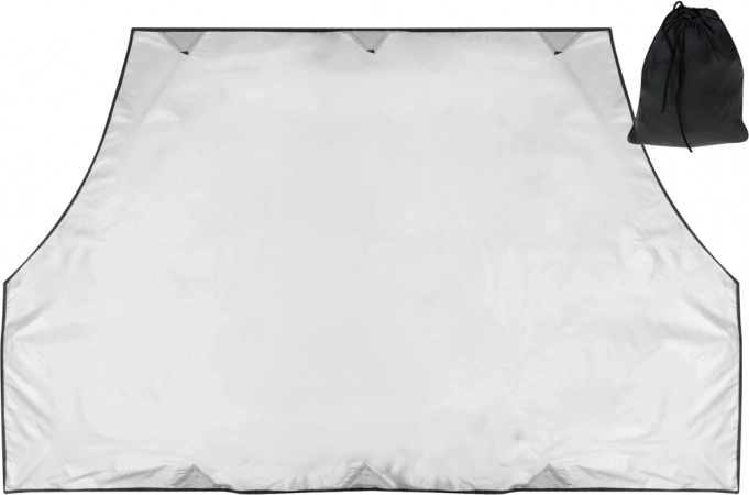 Magnetic windshield cover against sun and frost