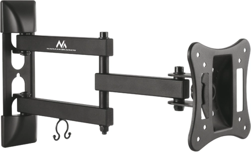 support mural universel pour TV et moniteur 13–27" noir, max 15 kg, VESA 100×100
