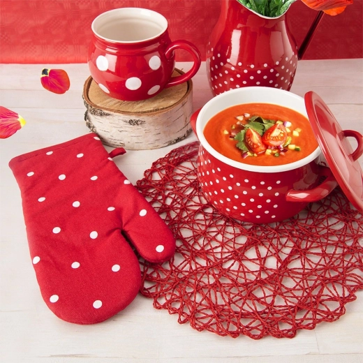 Design à pois stylé pour chaque cuisine