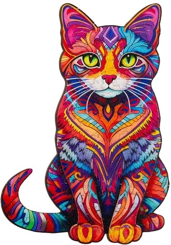 Kat in een unieke vorm (geen rechthoek)