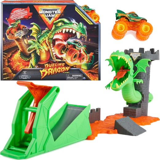 Monster Jam speelset Drakengevecht 1:64