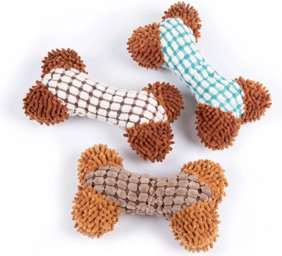 Jouet en peluche couineur pour chiens - 1 pièce