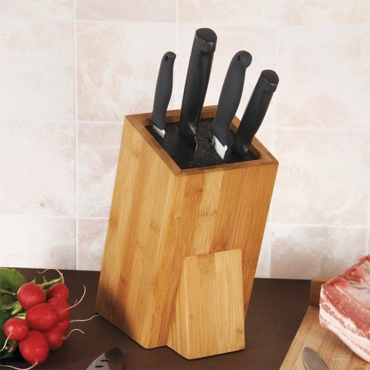 Durable natural bamboo and non-slip stability