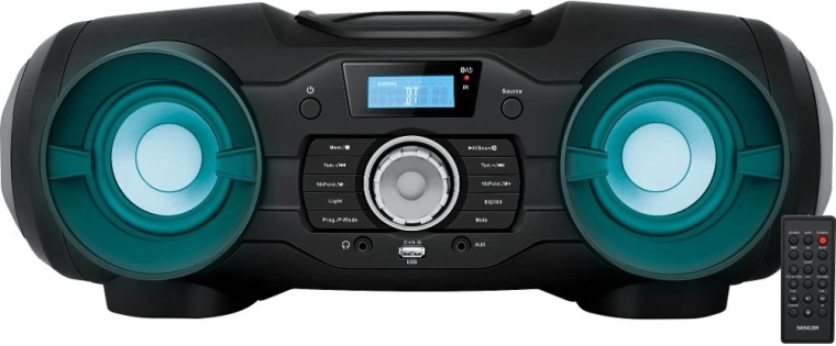 Sencor SPT 5800 boombox met cd, Bluetooth, USB en FM-radio