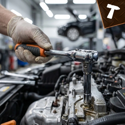 1/4" ratchet with 72 teeth for fast and smooth work