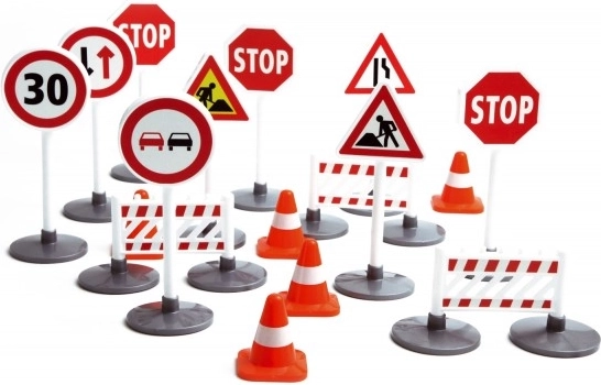 Road signs for your own construction site