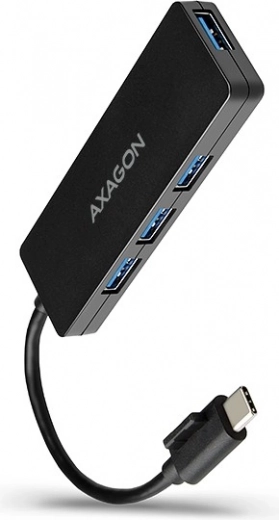 Axagon Slim USB Hub 4 ports USB 3.2 Gen 1 avec câble de 14 cm Type-C