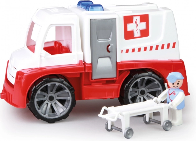 LENA TRUXX Ambulance with Figure and Stretcher, 29 cm
