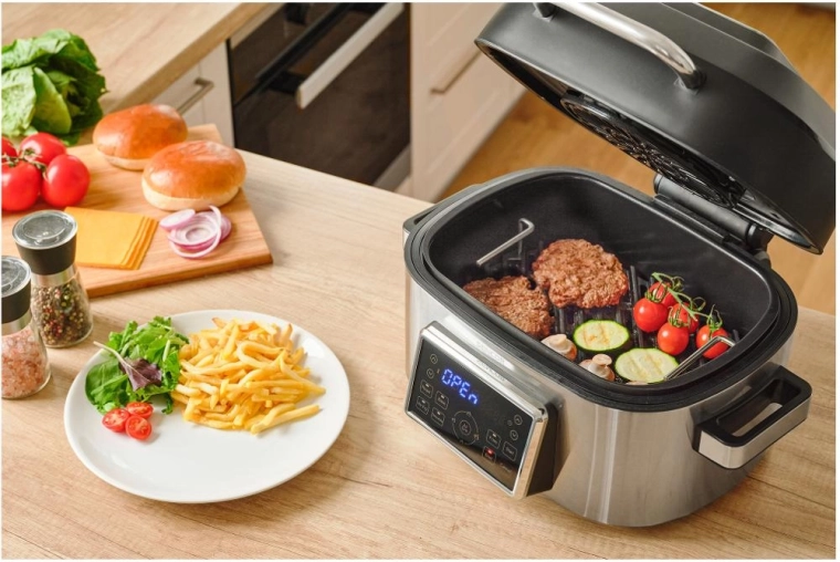 Griller et cuire dans un seul appareil