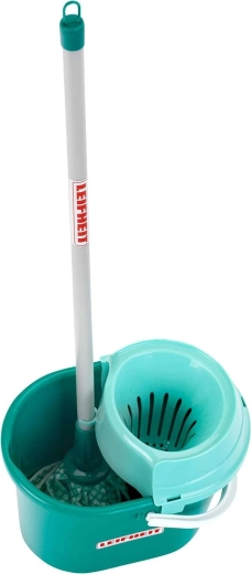 Realistic mop with bucket and wringer