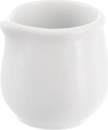 Mona White Porcelain Milk Jug 20 ml