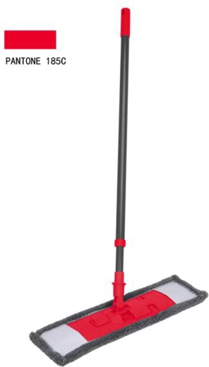 Vloermop met telescopische steel TORO, grijs