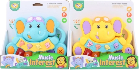 Kids’ piano in the shape of an elephant