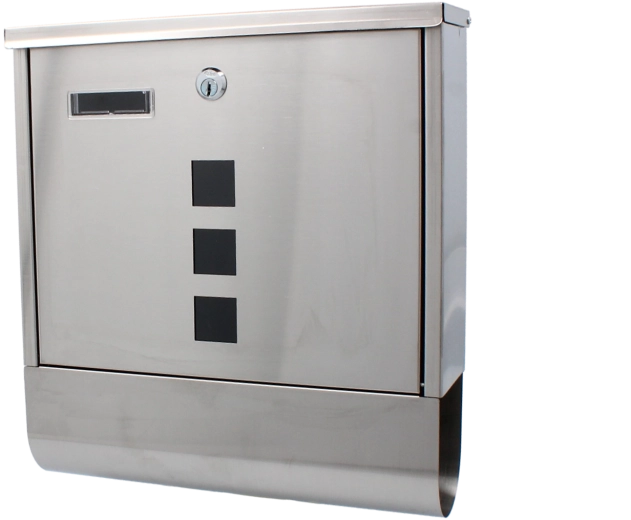 Praktische Sichtfenster und Zeitungsfach