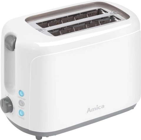 Grille-pain Amica avec niveau de brunissage réglable et fonction de décongélation