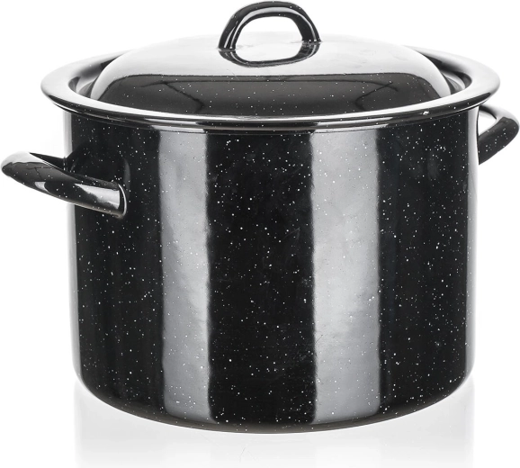 Casserole émaillée avec couvercle 3 l, 18 cm