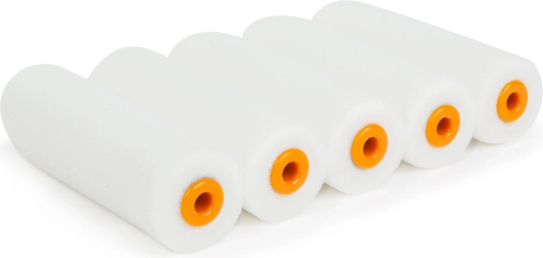 High-density foam paint rollers 100 mm, 5 pcs
