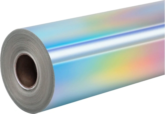 Holografische zelfklevende folie HTVRONT zilver 30,5 × 90 cm