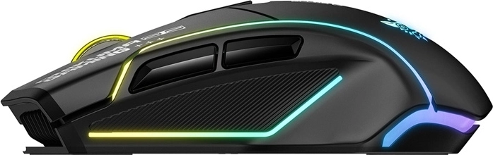 Ergonomische Form und RGB-Stil