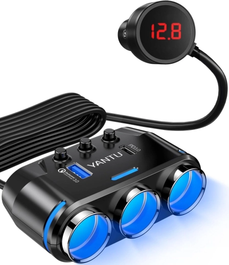 Ingebouwde voltmeter voor accucontrole