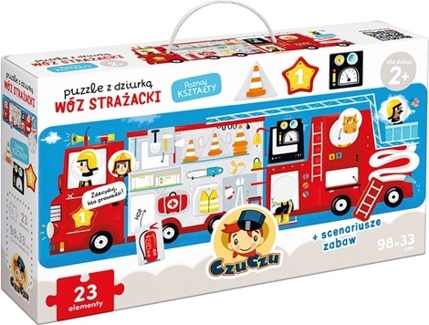 CzuCzu Puzzle à encastrements Camion de pompiers
