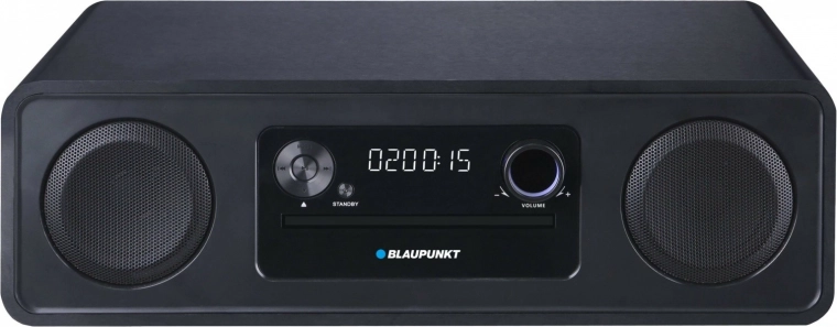Microsystème avec Bluetooth, CD/MP3, USB, AUX, radio FM, horloge et réveil