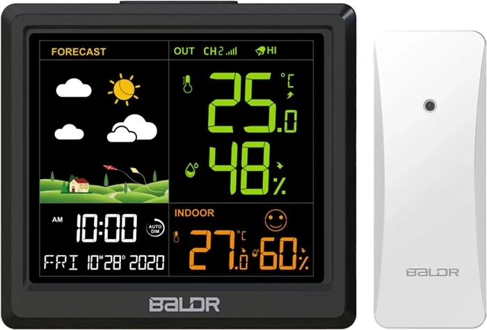 Baldrtherm weerstation met buitensensor