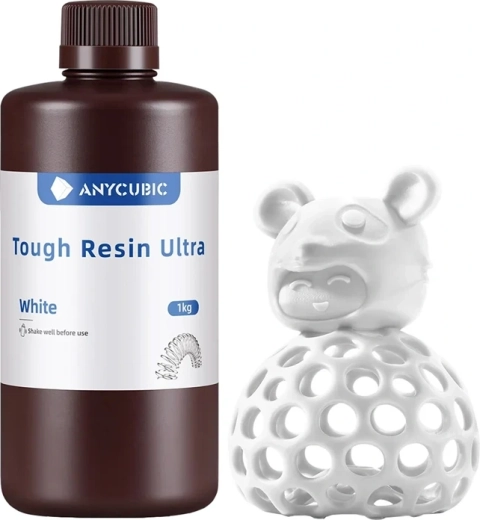 Anycubic Tough Resin Ultra white resin for 3D printing