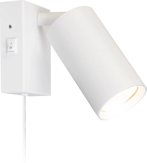 Solight lampe murale orientable Cele GU10 blanche