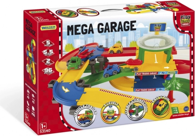 Mega garage met baan Play Tracks Garage
