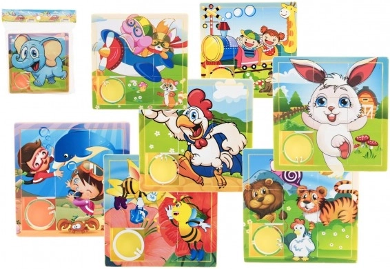 Schuifpuzzel Dieren en Kinderen