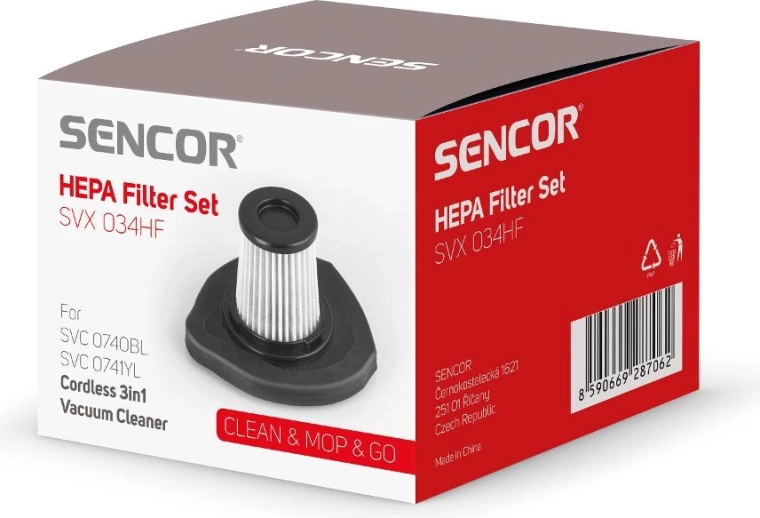 Filtre HEPA Sencor SVX 034HF pour SVC 074x