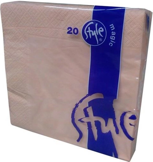 Salmon Paper Napkins 2-ply 33 × 33 cm, 20 pcs