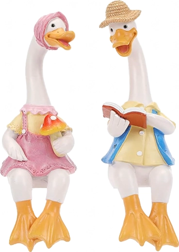 Randzitters met bungelende beentjes