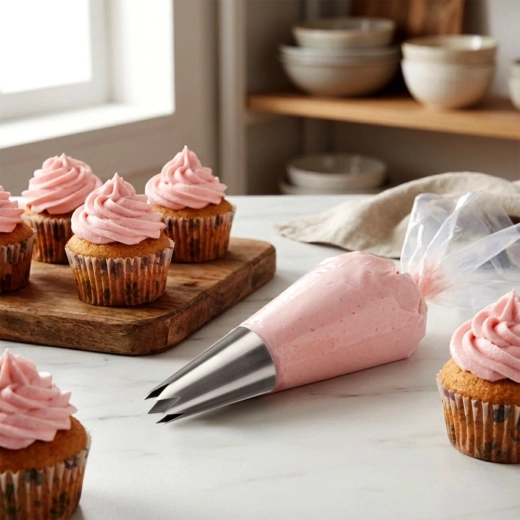 Décoration facile avec une poche pâtissière