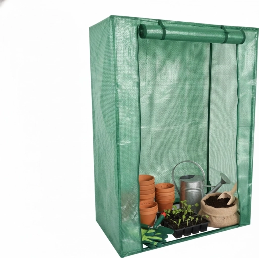 Practical roll-up zip door