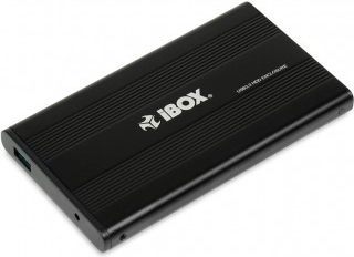 iBox boîtier externe métallique pour disque SATA 2,5" USB 3.0 noir