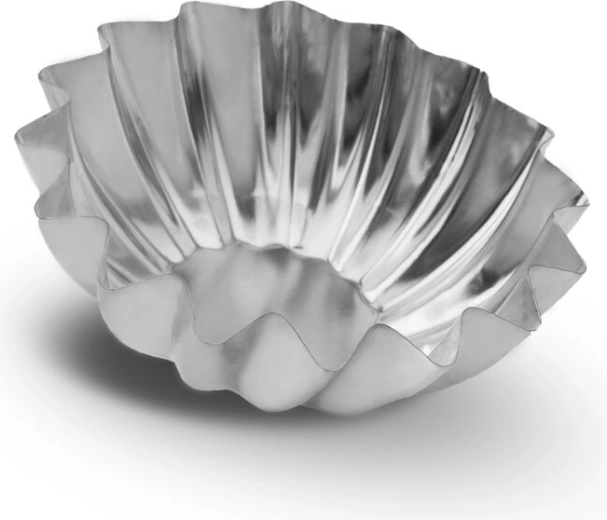 Ensemble de moules à tartelettes en fer-blanc 10 cm (6 pcs)