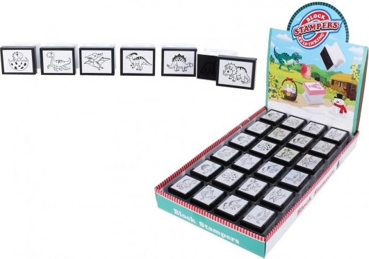 Stempel DINO om in te kleuren