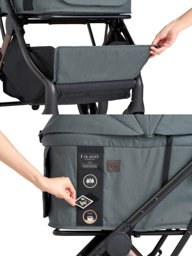 Practical storage space for essentials