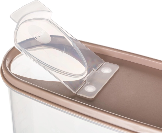 Dosage pratique grâce au couvercle à clapet