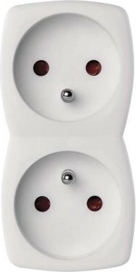 Two sockets in one to save space